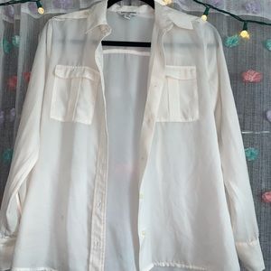 White Banana Republic button shirt